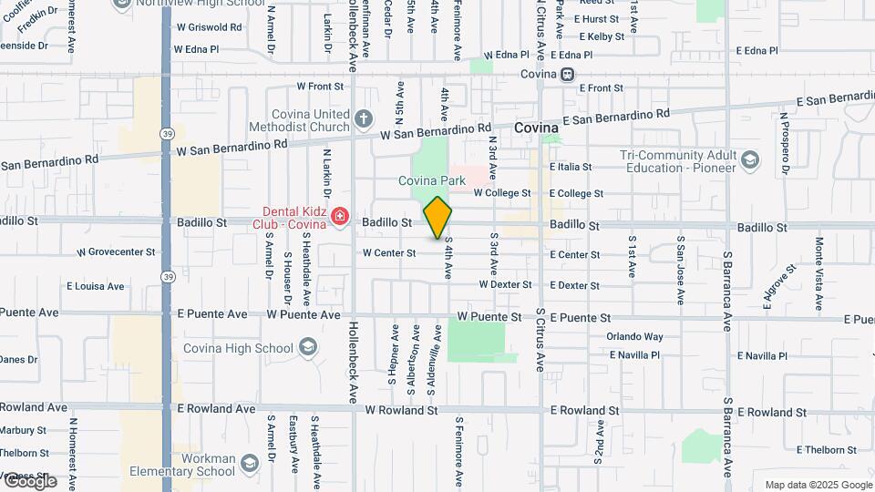 315 W Center St, Unit #3 Map and Location Details