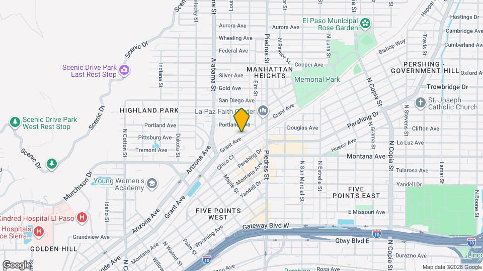 2807 Grant Ave Map and Location Details