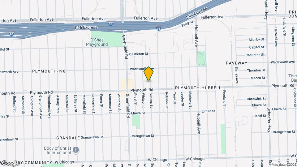 11643 Sussex St Mapa y Detalles de la Ubicación