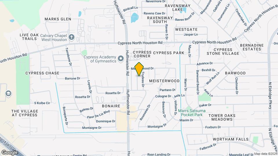 11614 Easterling Dr Map and Location Details