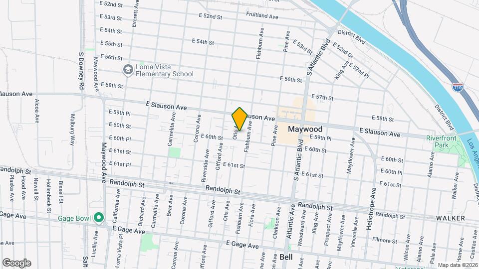 5964 Otis Ave Map and Location Details