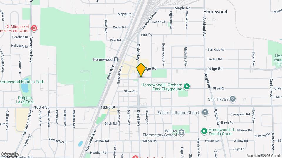 1949 Hickory Rd Map and Location Details