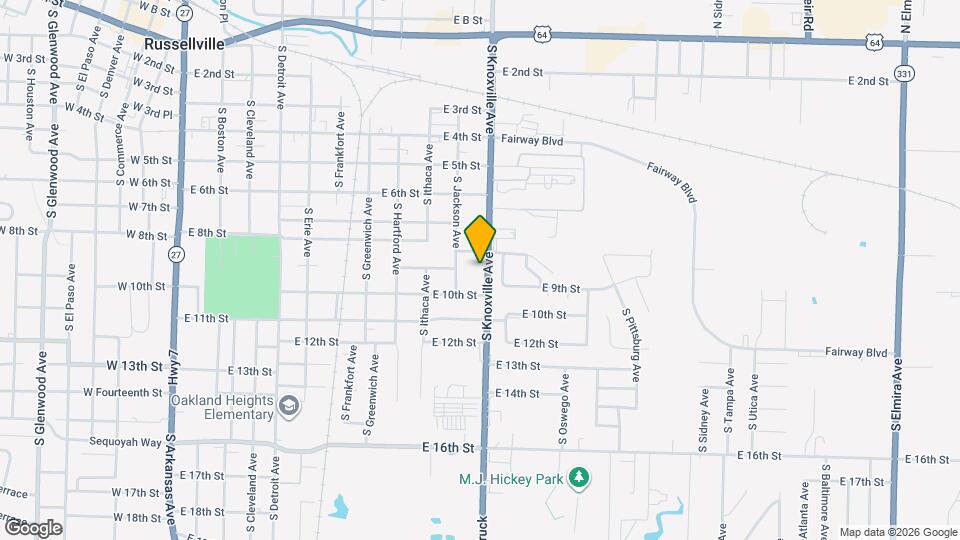 808 S Knoxville Ave Map and Location Details