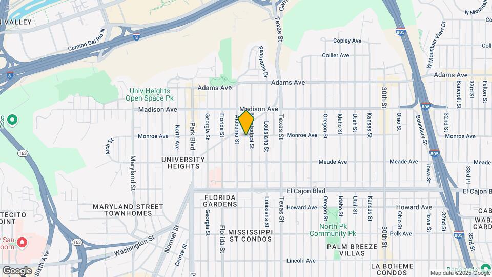 4484-4492 Mississippi St Mapa y Detalles de la Ubicación