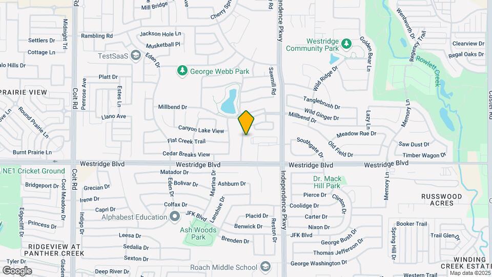1405 Lauren Creek Ln Map and Location Details