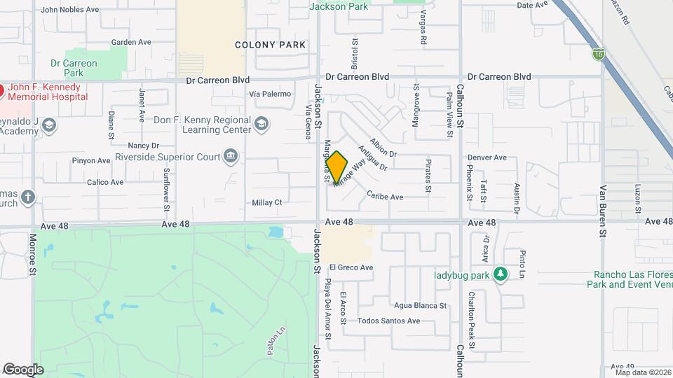 47750 Mirage Way Map and Location Details