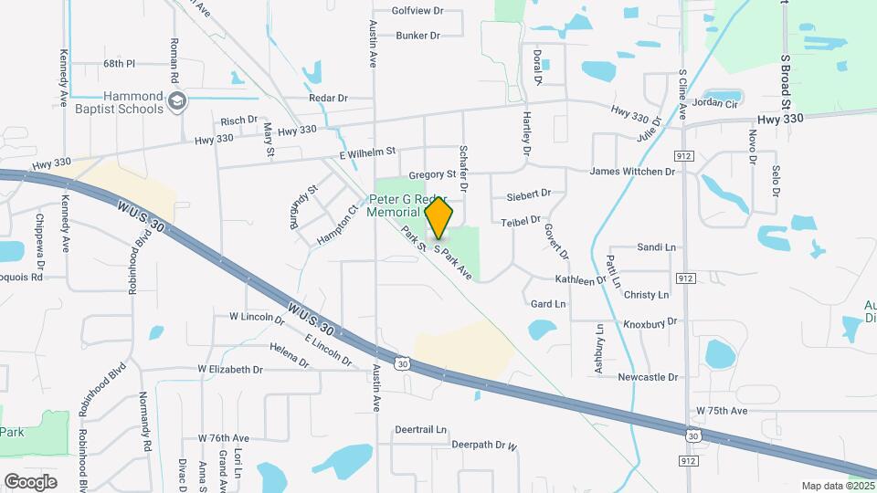 Lakewood Estates Condominium Apartments and Nearby Schererville