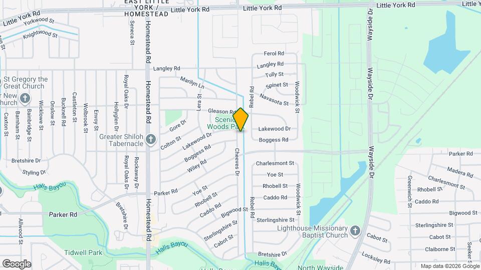 10306 Cheeves Dr Map and Location Details