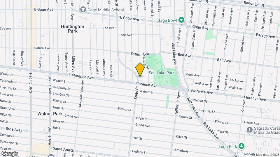 7122B, 7122D Hood St. Map and Location Details