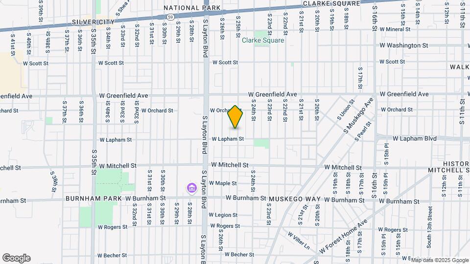 1567 S 25th St Mapa y Detalles de la Ubicación