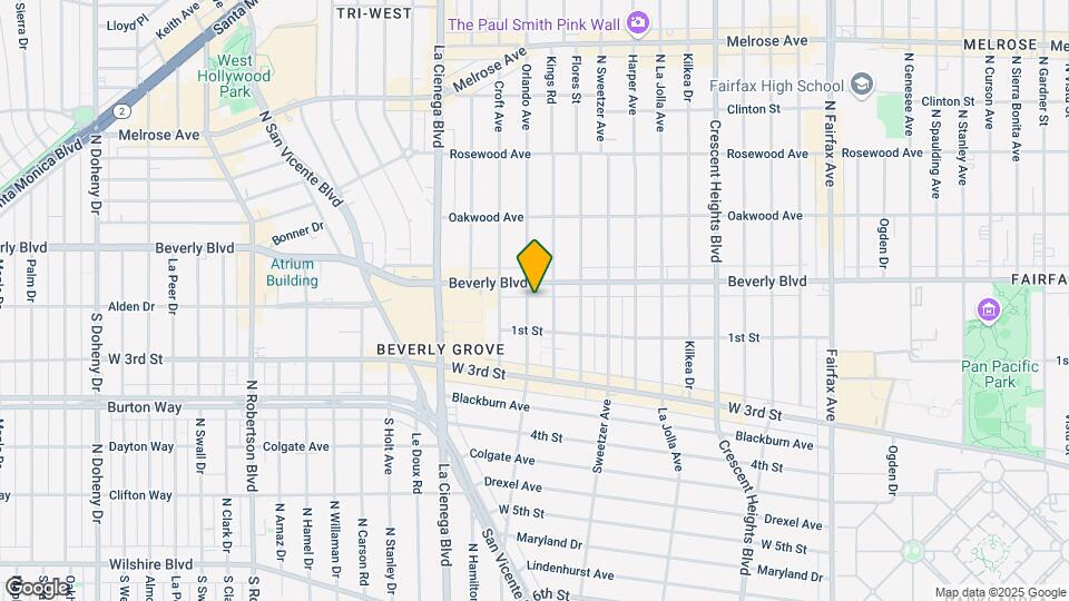 130 N Orlando Ave Mapa y Detalles de la Ubicación