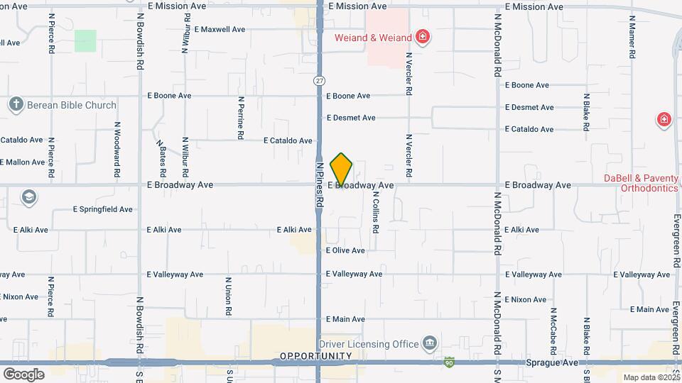 12324 E Broadway Ave Map and Location Details