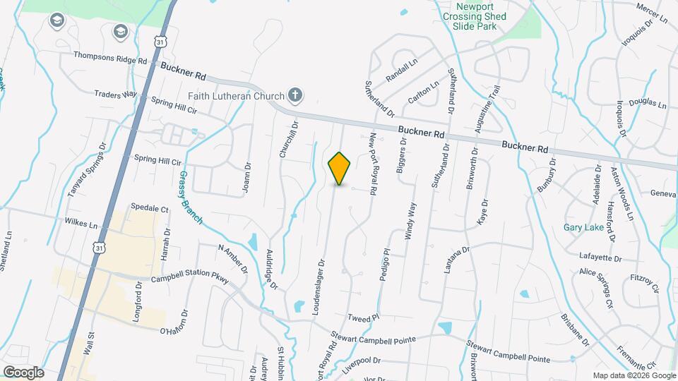 2130 Loudenslager Dr Map and Location Details