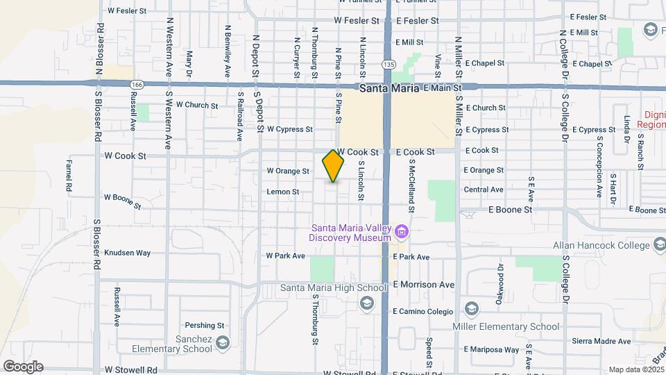 509 S Pine St Mapa y Detalles de la Ubicación