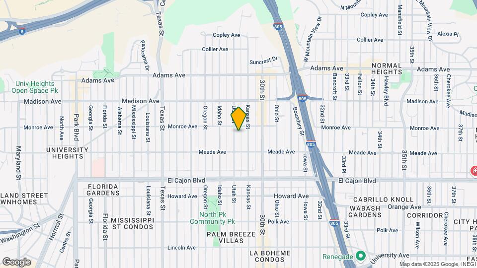 4475 Utah St Map and Location Details