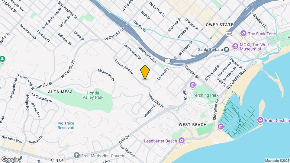 711 W Cota St Map and Location Details