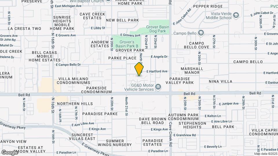 2143 E Danbury Rd Map and Location Details