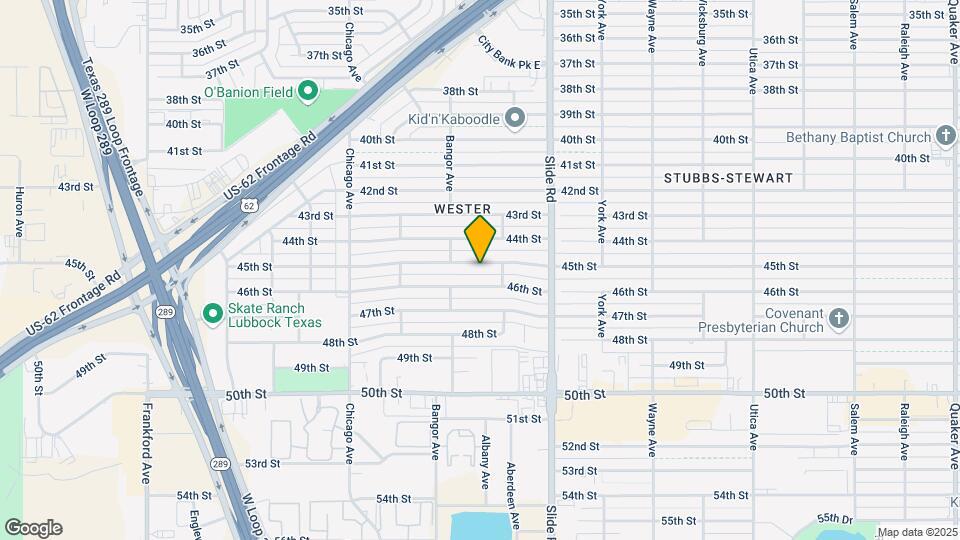 5309 45th St Map and Location Details