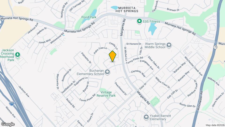 26196 Palm Tree Ln Map and Location Details