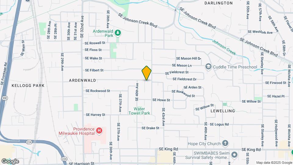 9400-9600 SE 41st Ave Mapa y Detalles de la Ubicación