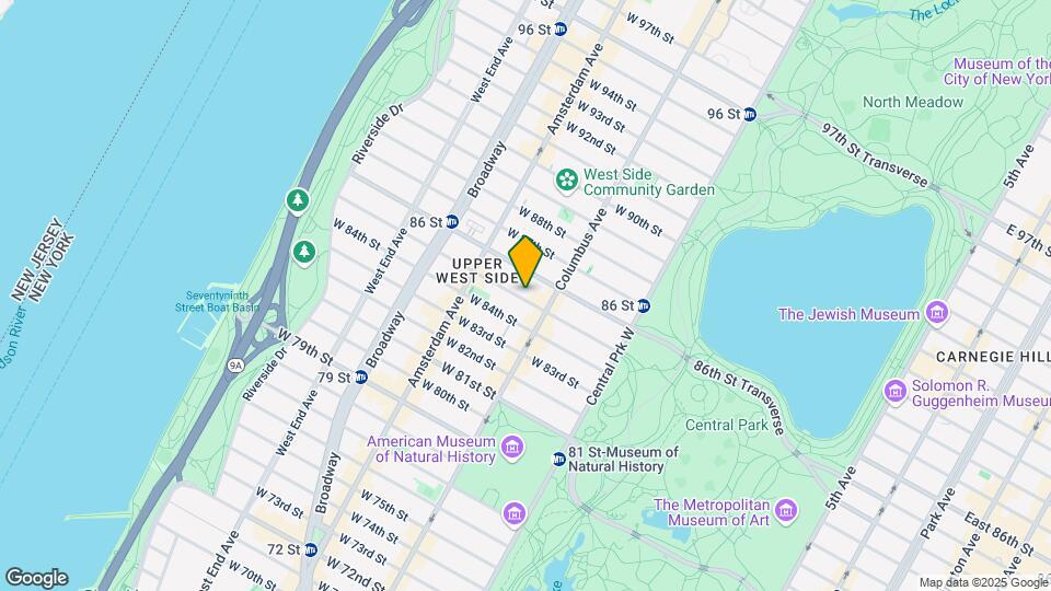 115 W 85th St Mapa y Detalles de la Ubicación