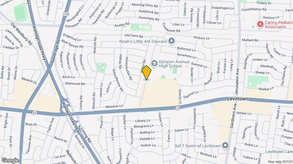 106 Division Ave Map and Location Details