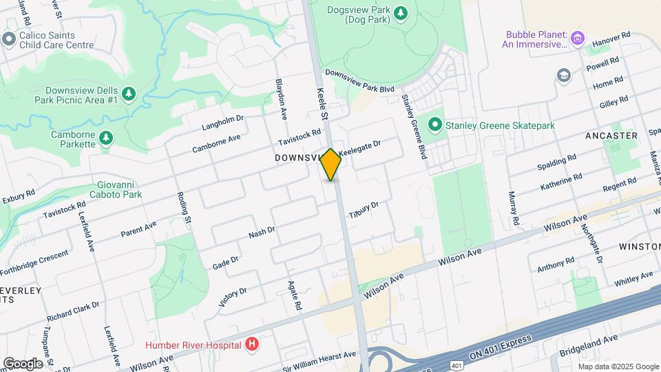 2856 Keele St Map and Location Details