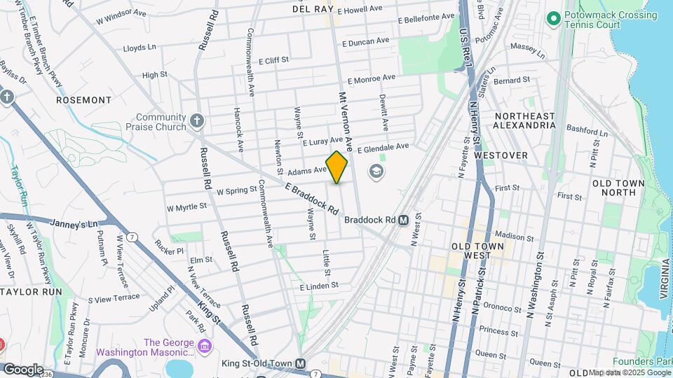 902 Ramsey St Map and Location Details