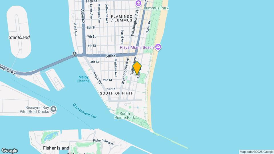 226 Ocean Dr, Unit 4E Map and Location Details
