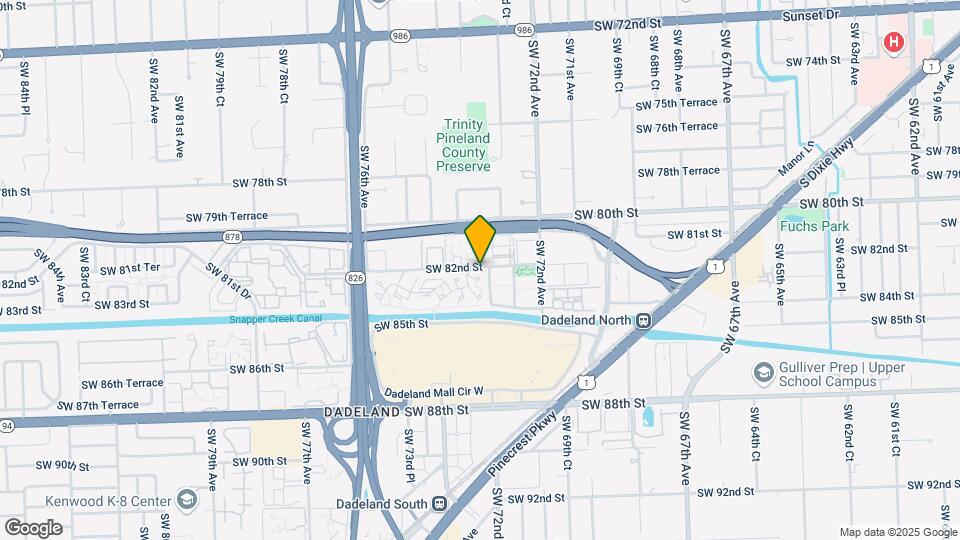 7344 SW 82nd St Map and Location Details
