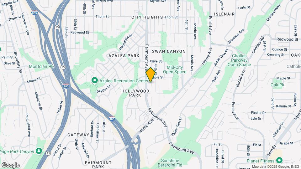 2549-2551 Fairmount Ave Mapa y Detalles de la Ubicación