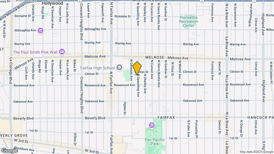 535 N Spaulding Ave Map and Location Details