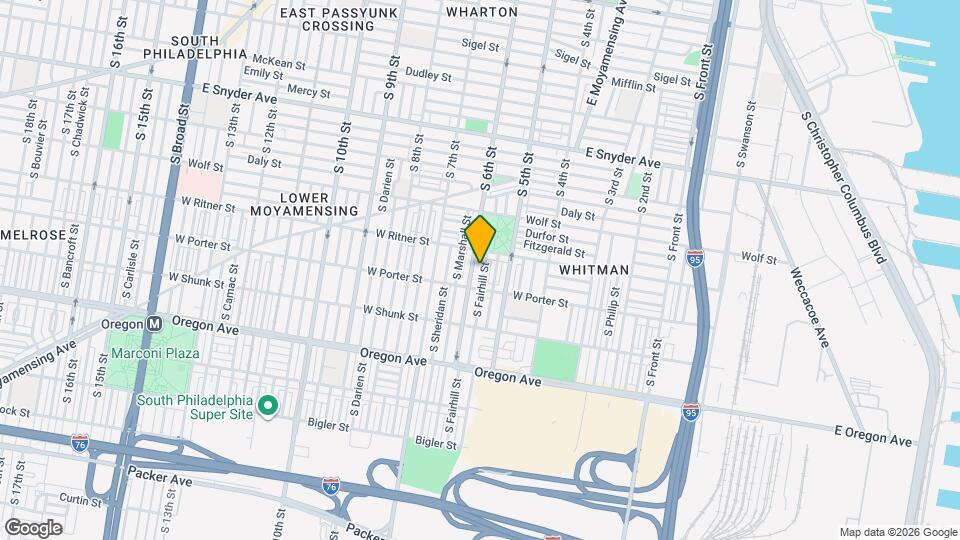 2428 S Fairhill St Map and Location Details