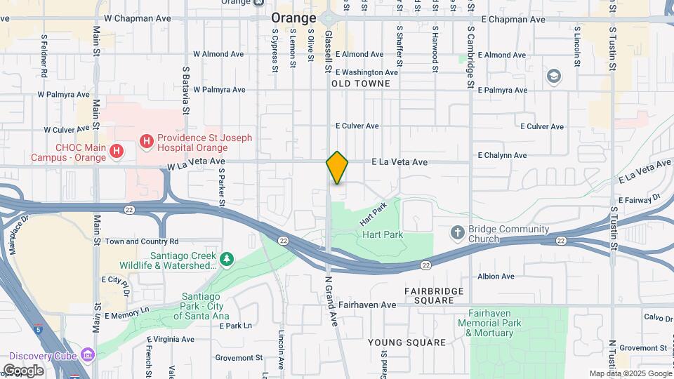 631 S Glassell St Map and Location Details