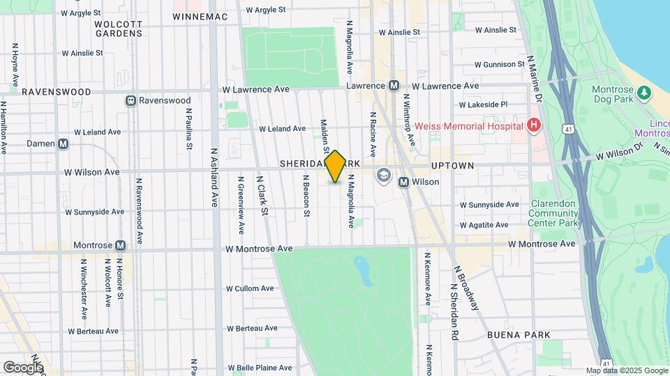4527 N Malden St, Unit 4501-GA Mapa y Detalles de la Ubicación