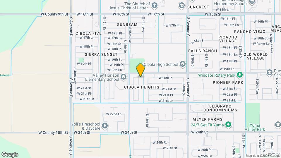 2017 S 44th Ave Map and Location Details