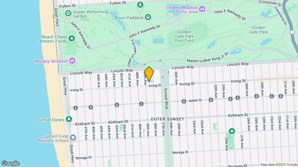 3732 Irving St Map and Location Details