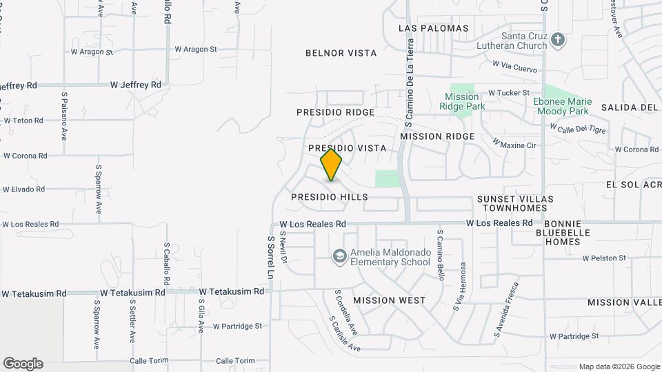 3604 W Avenida Del Mar Map and Location Details