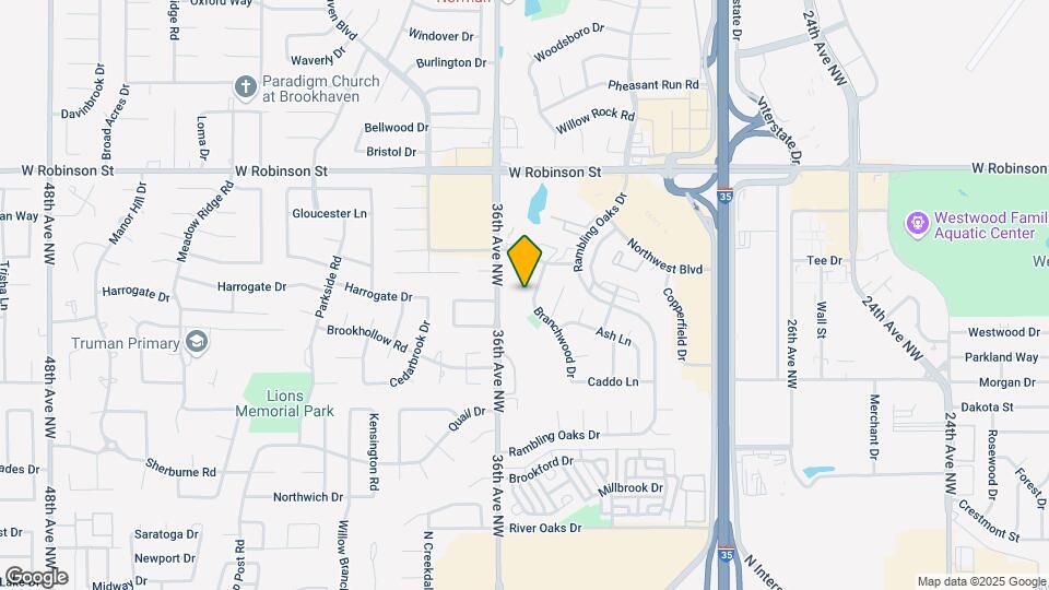 912 Branchwood Dr Map and Location Details