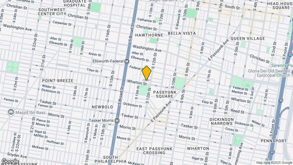 1217 Wharton St Map and Location Details