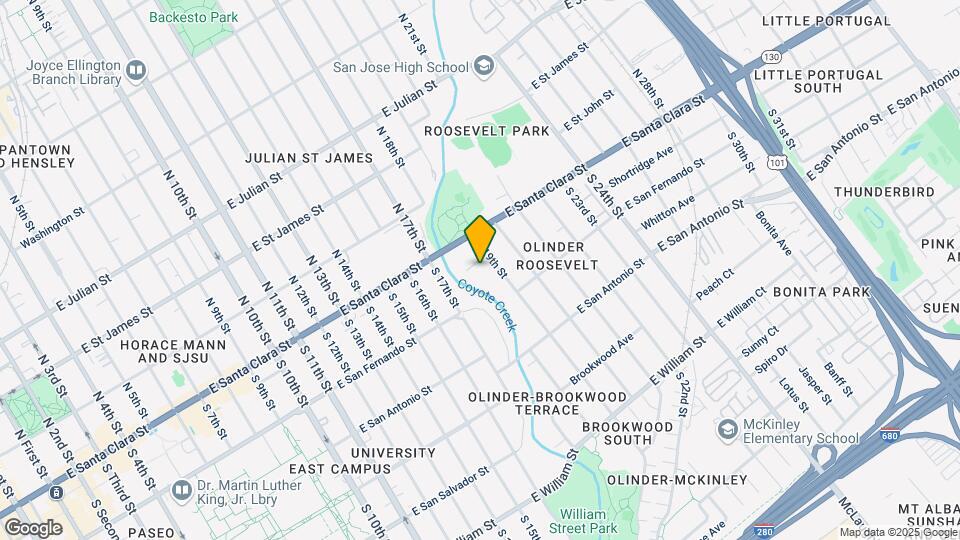 868 Calhoun St Mapa y Detalles de la Ubicación