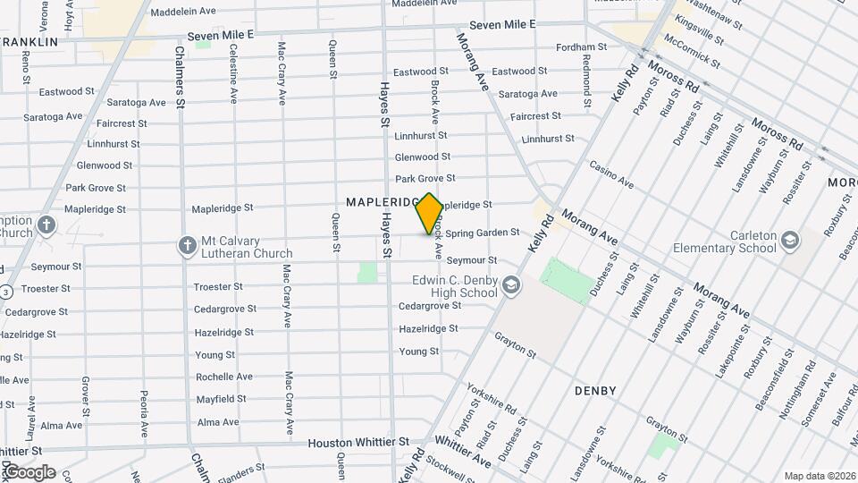 15292 Spring Garden St Mapa y Detalles de la Ubicación