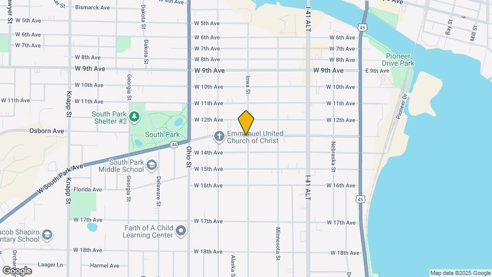 403 W South Park Ave, Unit Lower Map and Location Details