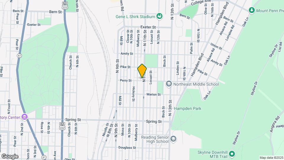 1300 N 11th St Map and Location Details