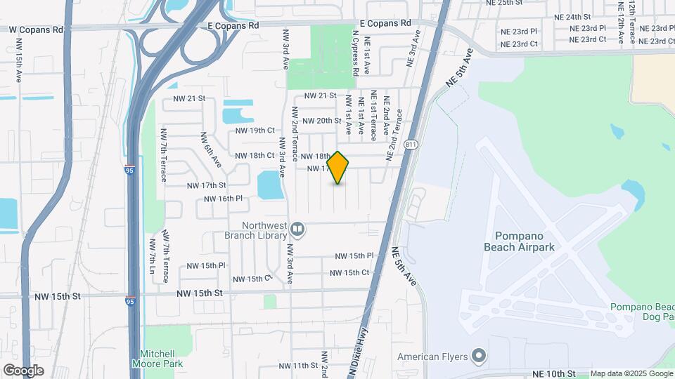 1680 NW 1st Terrace Map and Location Details