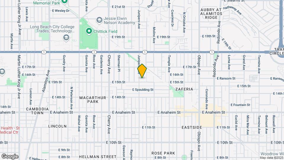 2415 E 15th St Map and Location Details