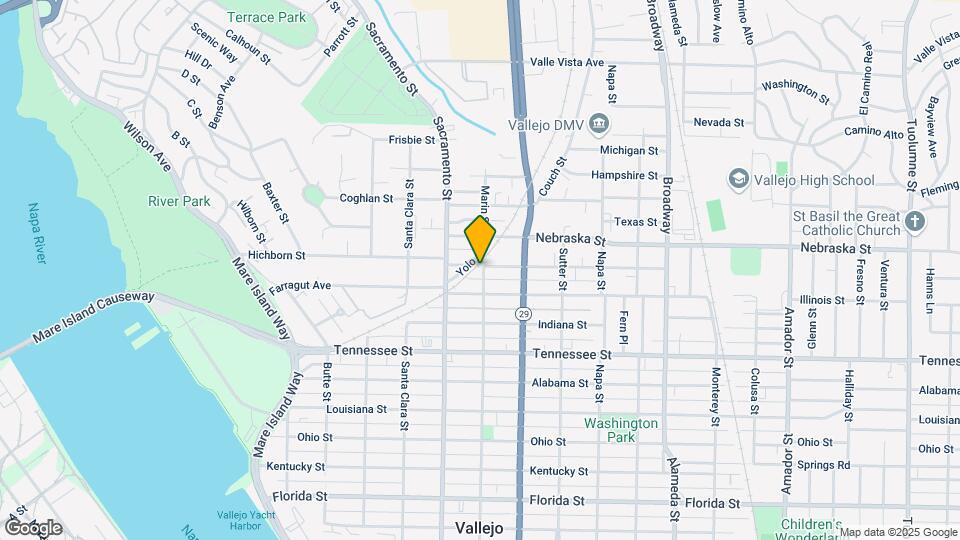 1725 Marin St Map and Location Details