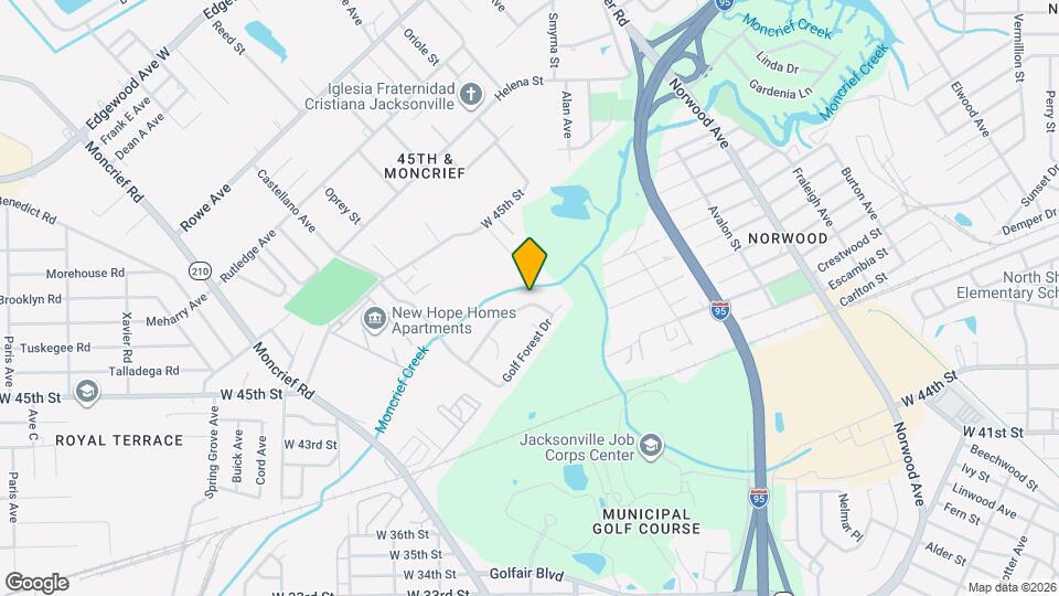 1543 Brook Forest Dr Mapa y Detalles de la Ubicación