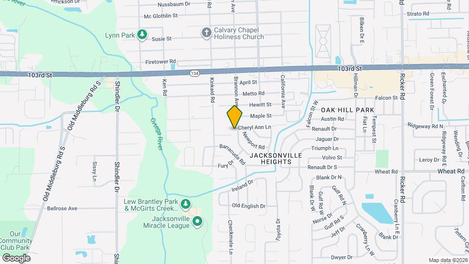 8305 Homeport Ct Map and Location Details