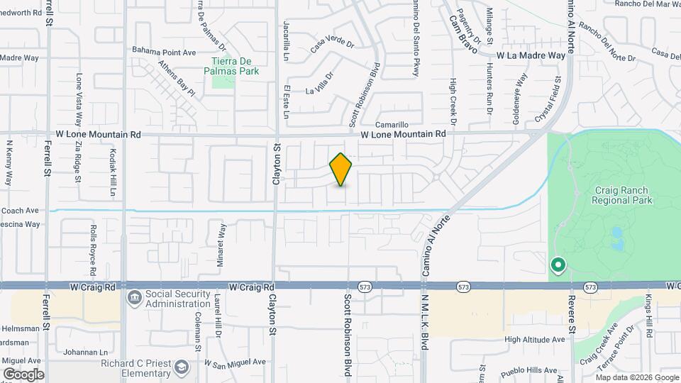 4627 Chestnut Tiger St Map and Location Details
